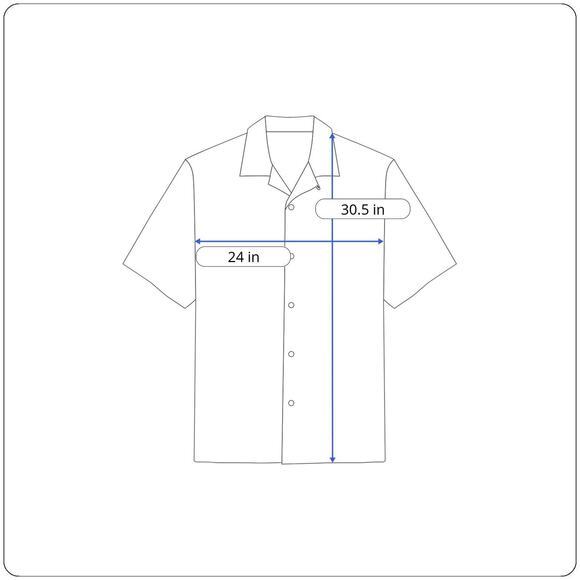 Vintage Hawaiian Shirt Adult LARGE Blue Go Hawaii Aloha Parrot Beach Surf 80s - Picture 8 of 9